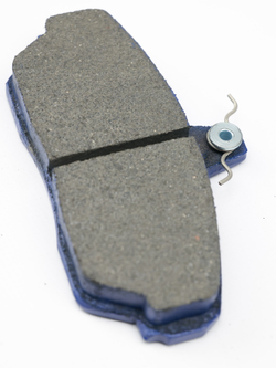 Колодка дискового тормоза а/м ГАЗ-3302 Волга, ГАЗель, Соболь передняя (к-т 4 шт.) (кат 3302-3501080) синяя коробка NIPPON