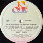 Barry White ‎– Barry White Sings For Someone You Love (Скандинавия 1977г.)