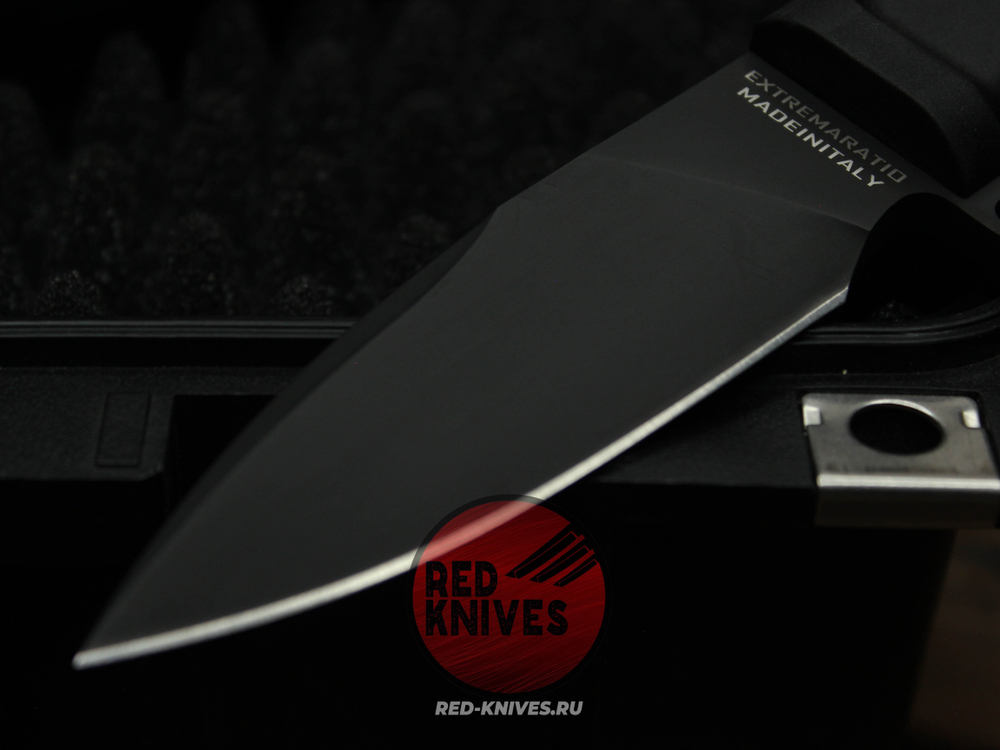 Нож Extrema Ratio Shrapnel OG BLACK А+++ V.2026 - черная рукоять, клинок черный