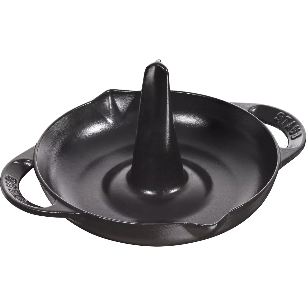 STAUB - Жаровня для курицы 24см черная / артикул   40509-339-0  / GTIN 3272342000230