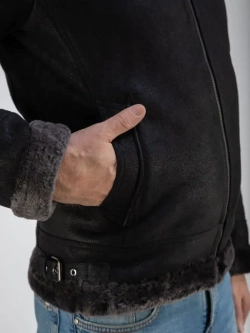 Дубленка мужская натуральная зимняя Турция