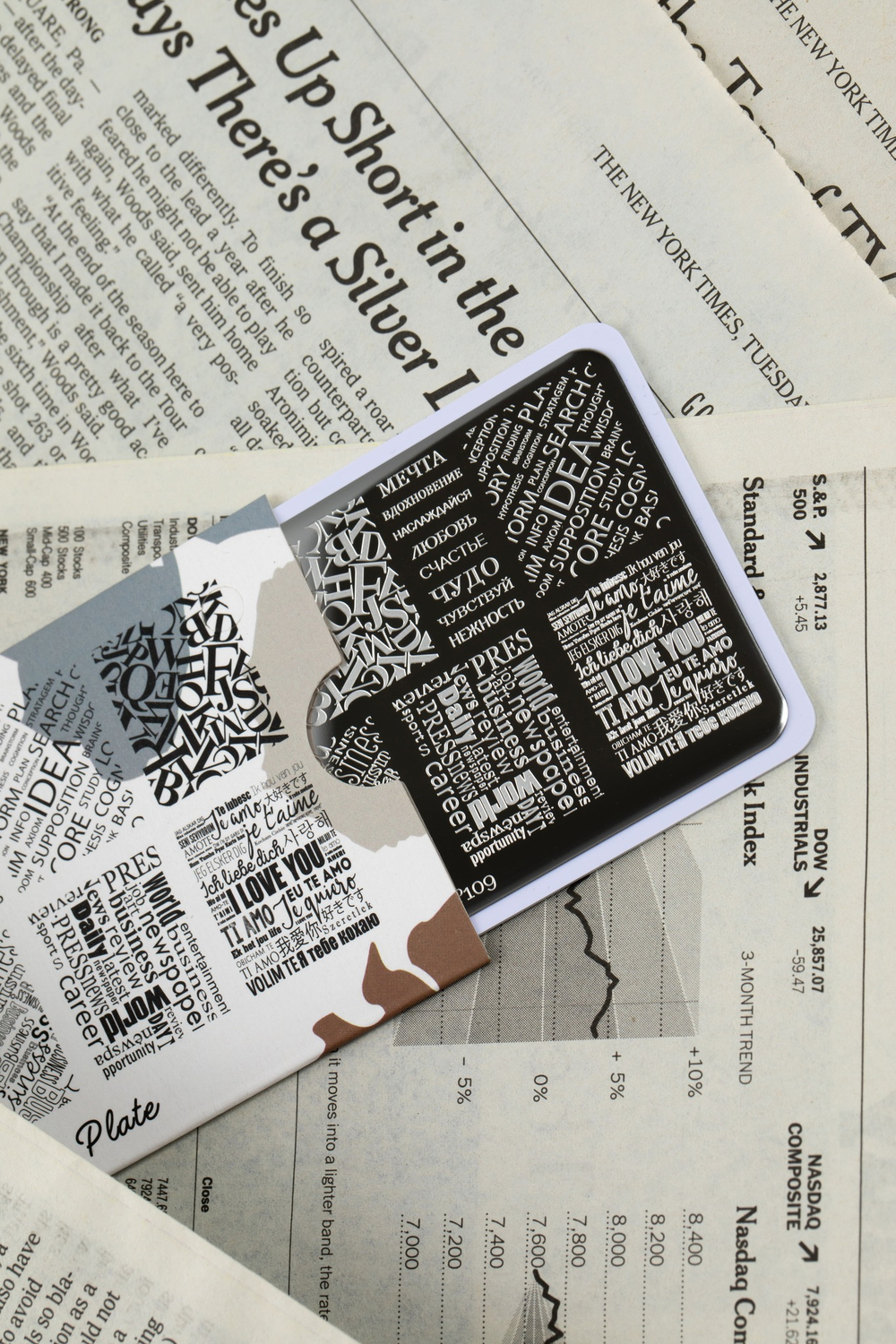 стемпинг надписи