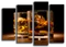 Модульная картина "Whiskey glass"