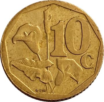 10 центов 2002 ЮАР