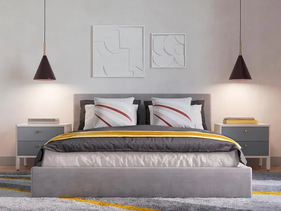 Панно декоративное с эффектом 3d minimalism, с белой рамой, 40х40 см