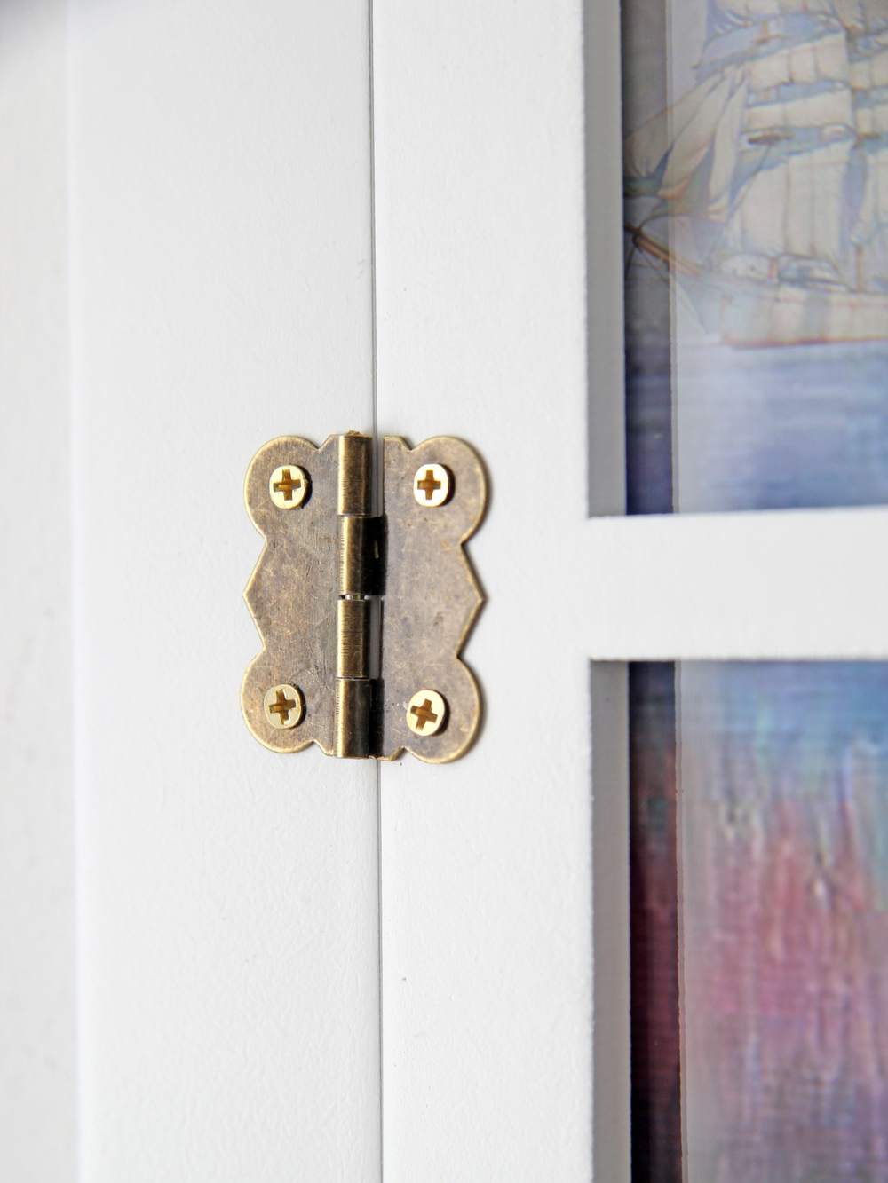 Панно со ставнями "Вид из окна" 37,5*49 см