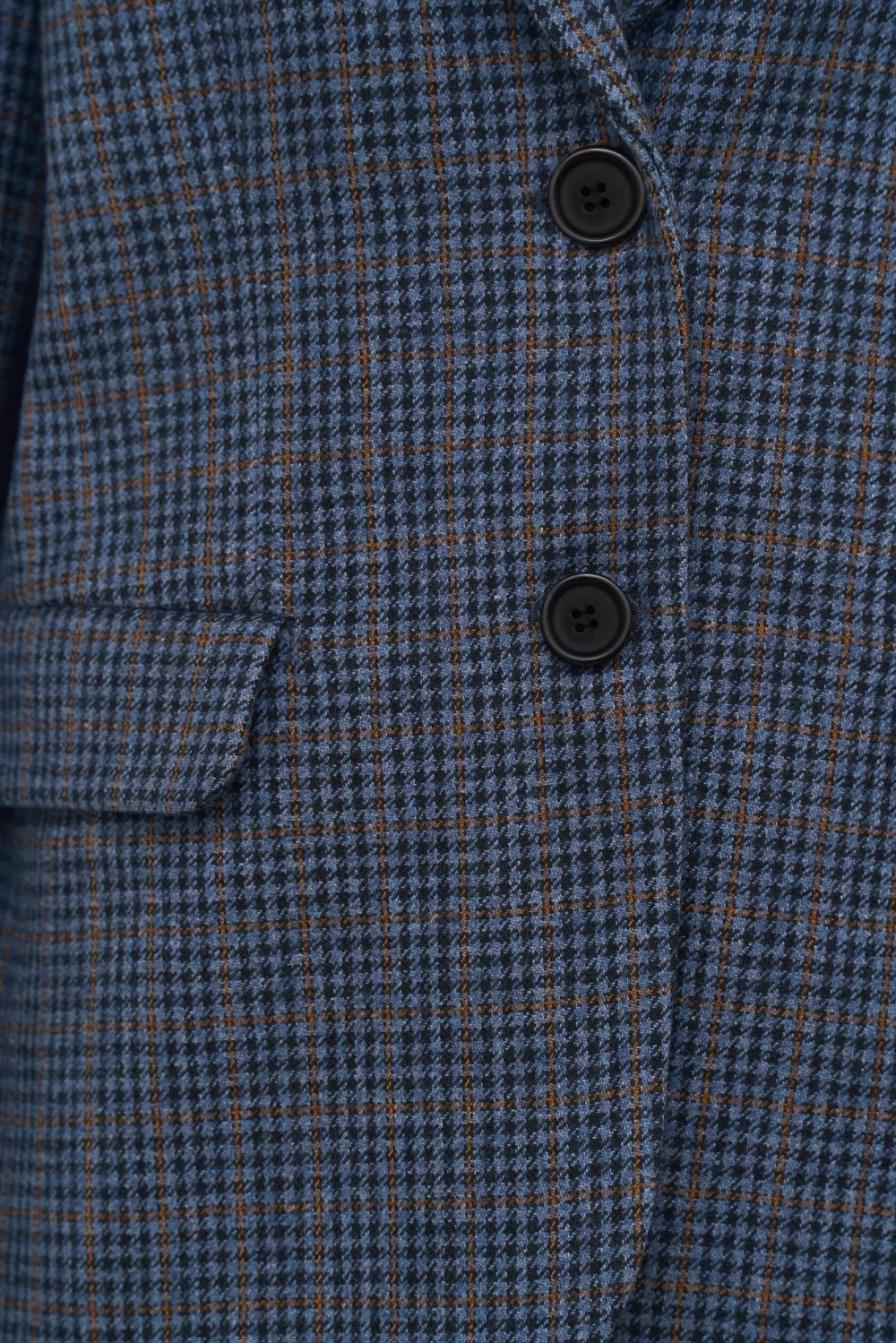 Жакет в клетку, Синий