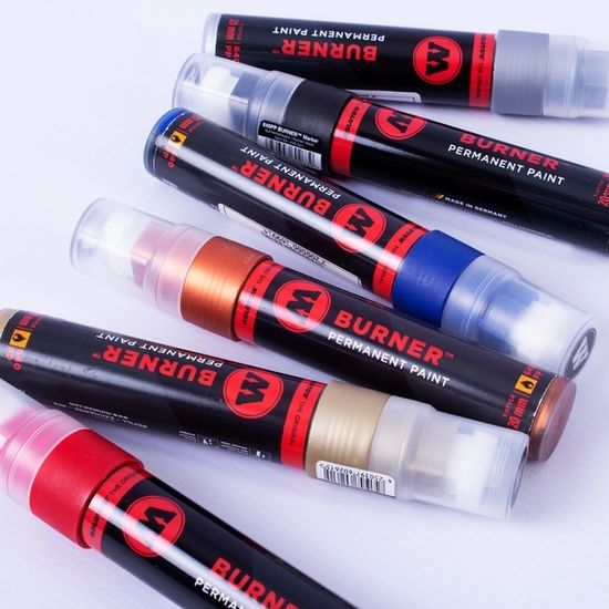 Маркер Molotow BURNER Paint 640PP 640503 синий 20 мм