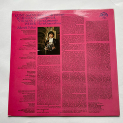 Винтажная виниловая пластинка LP Сборник Классческой Музыки Camille Saint Saens, Robert Schumann, Franz Strauss Morceau De Concert (Чехословакия 1977)