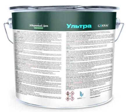 ЗДОРОВЫЙ ДОМ УЛЬТРА деревозащитное средство Дуб 2,7л (LAKRA)