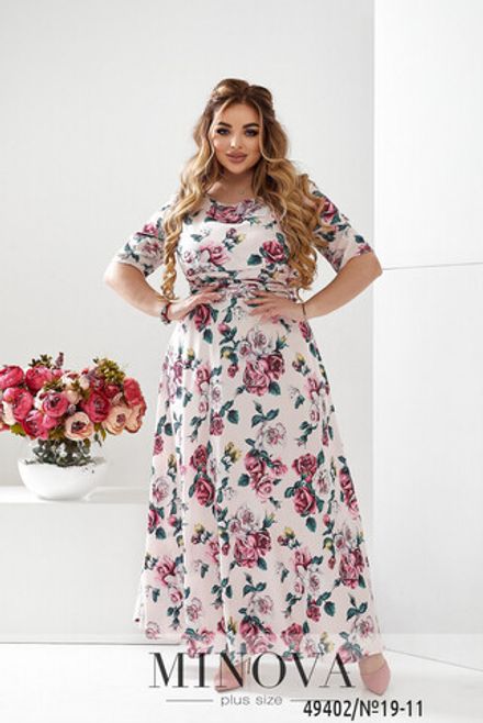 Платье 19-11-пудра Minova Фото 2