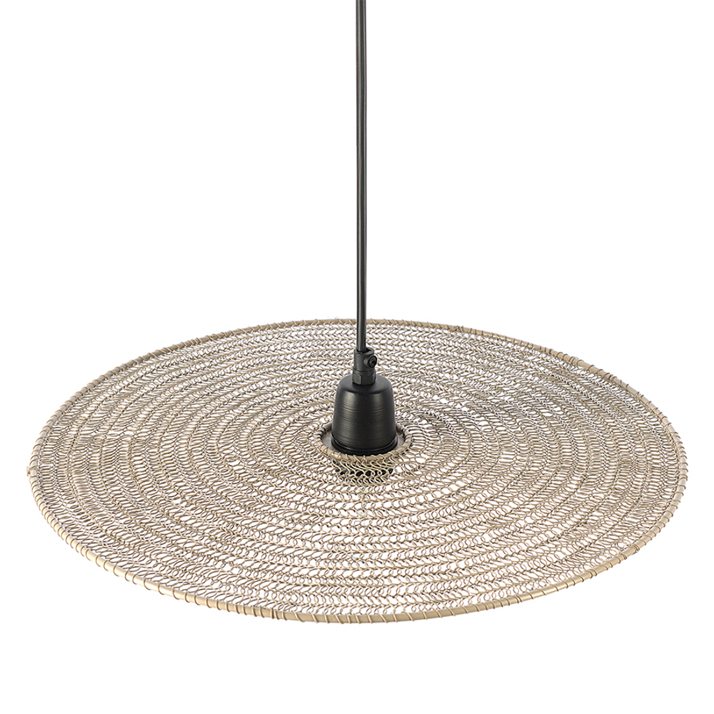Светильник подвесной vinger, D61х8 см, бежевый