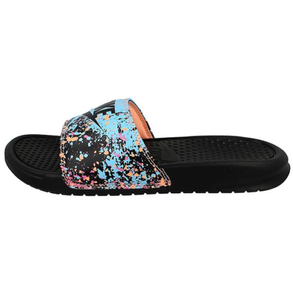 Nike Benassi JDI Print 'Black Blue Splash'