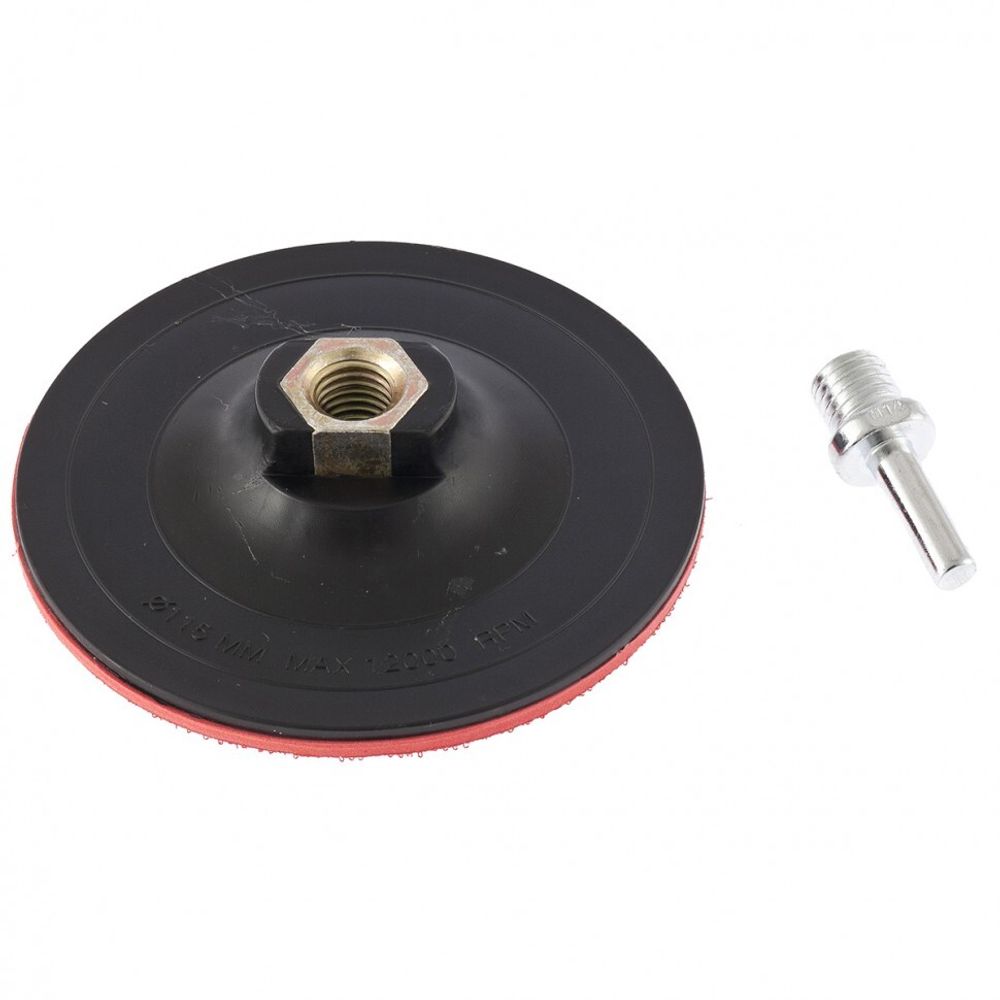 Насадка для дрели и УШМ с липучкой, 115 мм, твердая Matrix, 76229