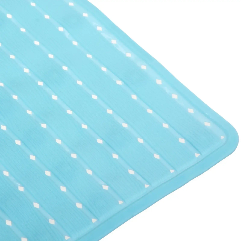 Коврик в ванну Селфи 68х38 ПВХ Лофт бирюзовый