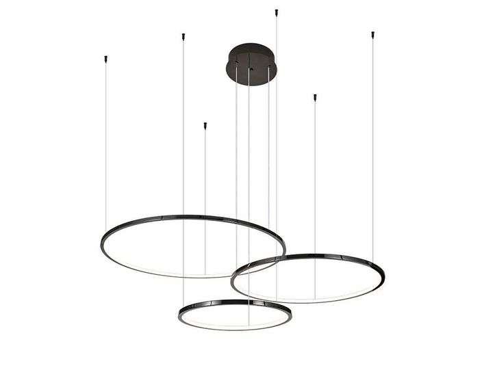 Подвесной светодиодный светильник Newport Loren 15103/S black glossy М0068827