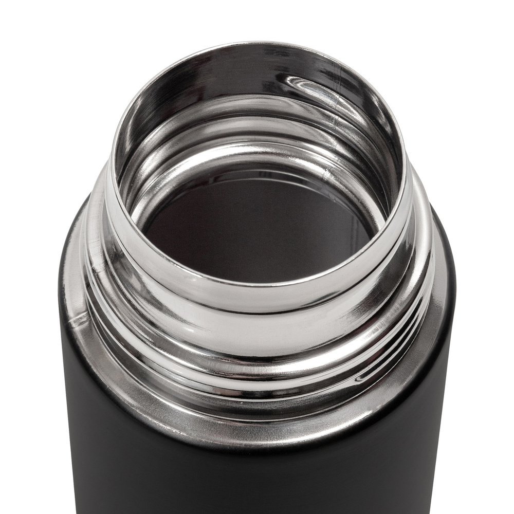 Термос Relaxika 101 (0,35 литра), черный (без лого)