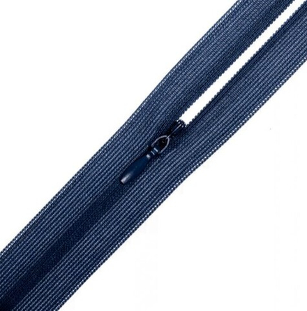 Молния  н/р потайная "Gamma"  / "BLITZ", 60 см, №220 синий