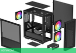 Корпус DeepCool CH360 mATX без БП Black (R-CH360-BKAPE3-G-1)