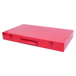 KING TONY (9563MR01) Набор торцевых головок с принадлежностями 1/4"+3/8"+1/2", 6-гранные, 4-32 мм, 62 предмета