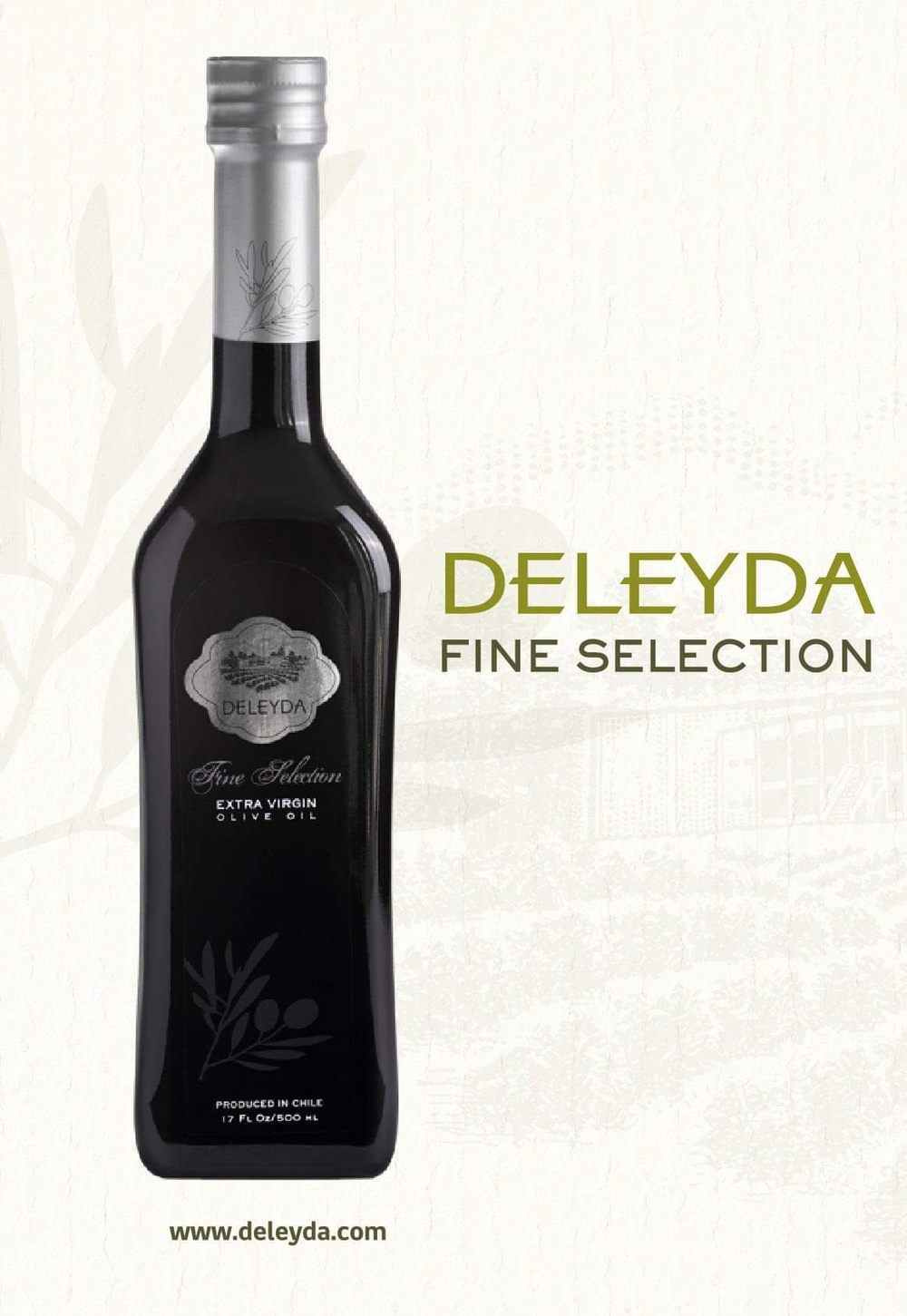 Оливковое масло DELEYDA FINE SELECTION 500 мл Чили