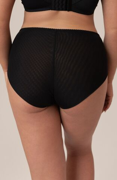 Высокие трусики-слипы с принтом в виде лимончиков (Размер: 4X) (Цвет: черный)