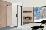 Душевой уголок Vincea Extra VSR-1E101190CLB 110x90 стекло прозрачное/профиль черный