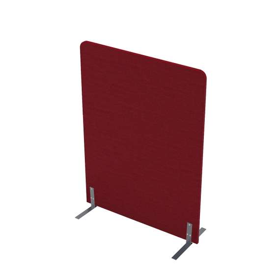 011.МПО.1014 Акустическая мобильная перегородка на стационарных опорах (1000*450*1400)