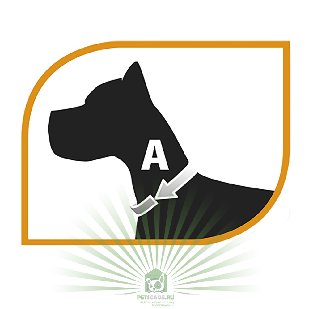 Ошейник-удавка Ferplast CHROME полурывковая цепь для собак CSS5572 72 см