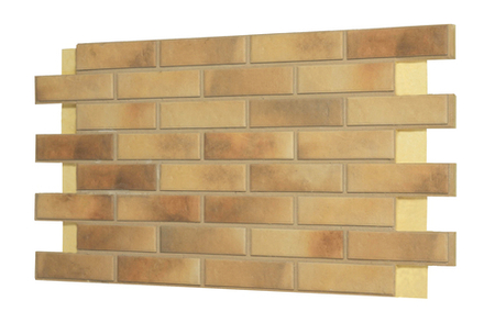 Клинкерная фасадная термопанель, плитка BestPoint Retro Brick Masala, ППУ (пенополиуретан), 1028x616 толщина 65 мм