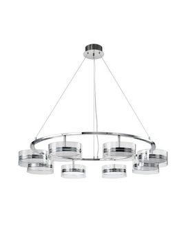 Подвесная люстра 96W 3000-6000K ZRS.1802.08 хром Donut Zortes