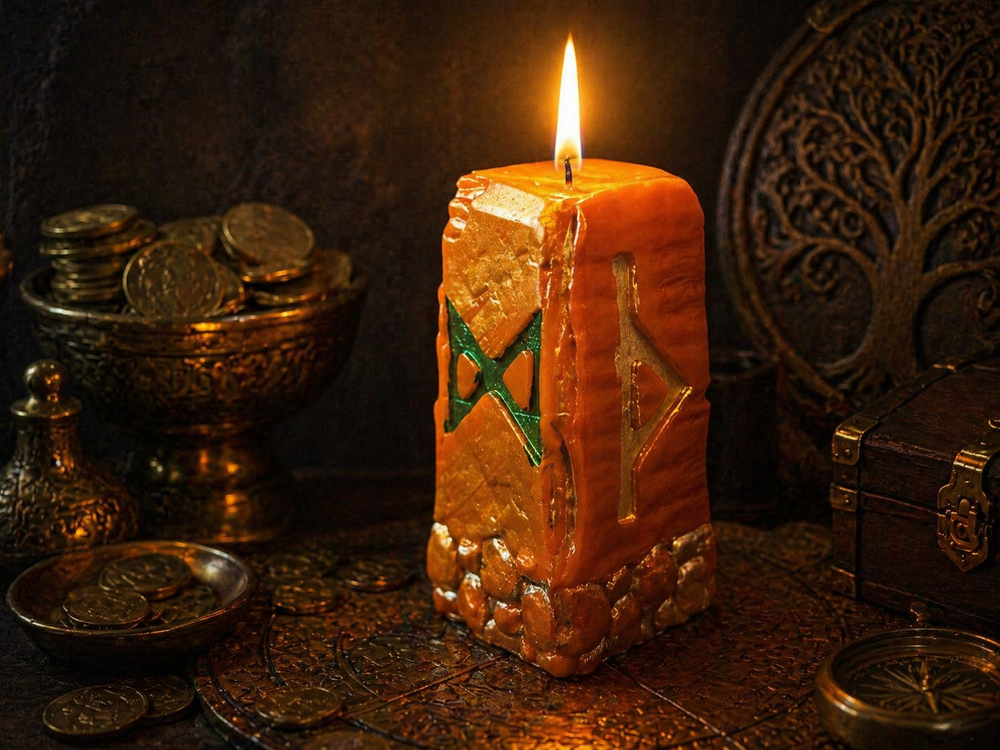 Свеча- руностав "Избавление от долгов"