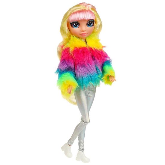 Кукла 32см руки и ноги сгиб., реал. глаза, аксессуары, шубка и леггинсы LIKEE GIRL