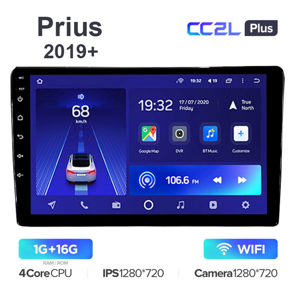Teyes CC2L Plus 9" для Toyota Prius 2019+