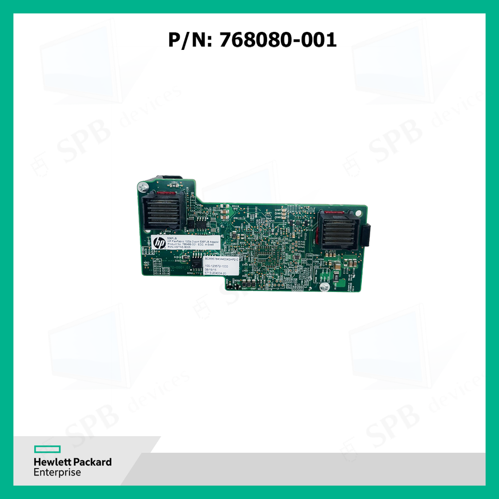 Сетевой адаптер HPE FlexFabric 10Gb Dual Port 536FLB Adapter Tested Working 766490-B21 768080-001
