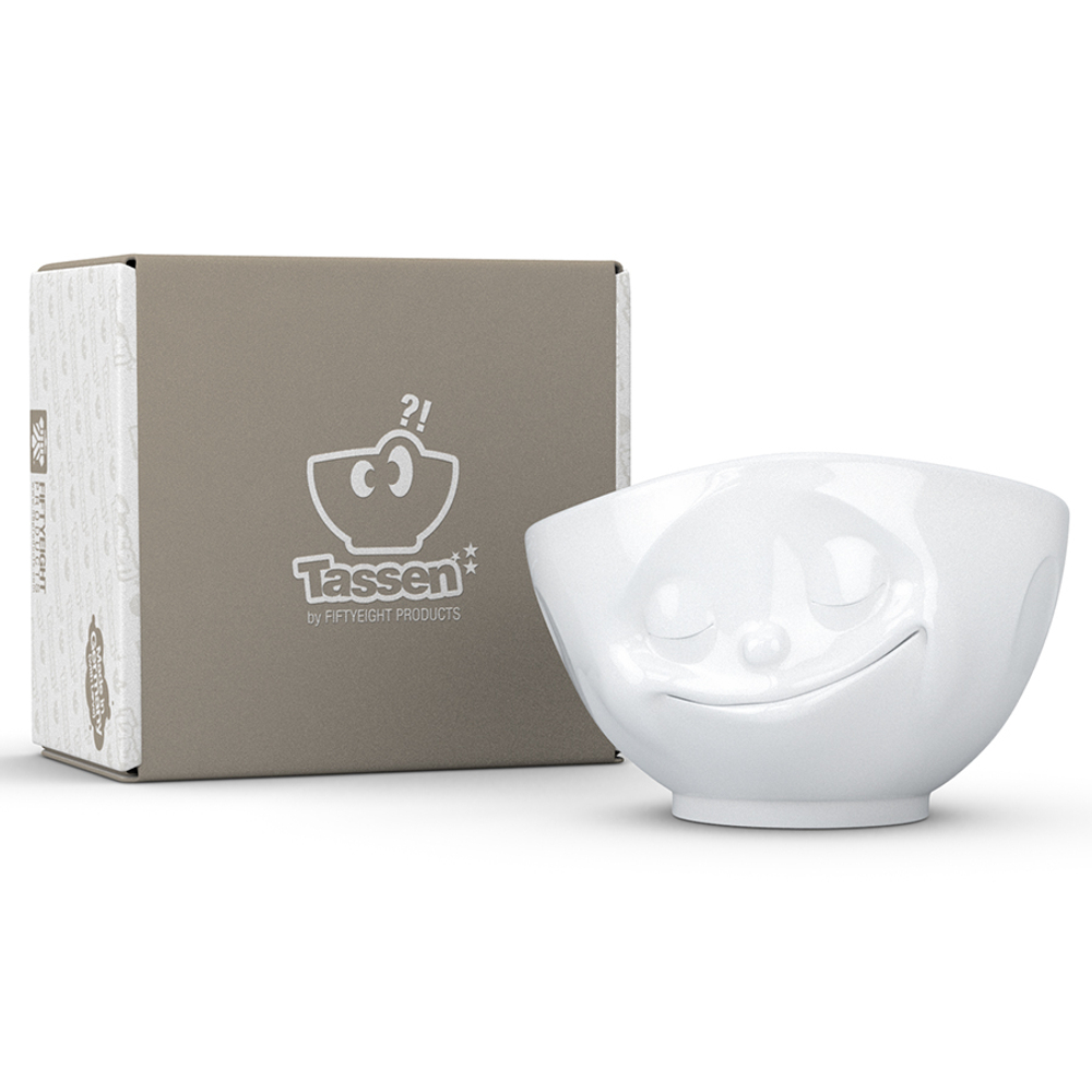 Чаша 1л Tassen Happy белая