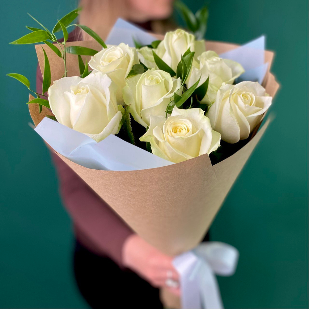 букет цветов из 7 роз купить онлайн
