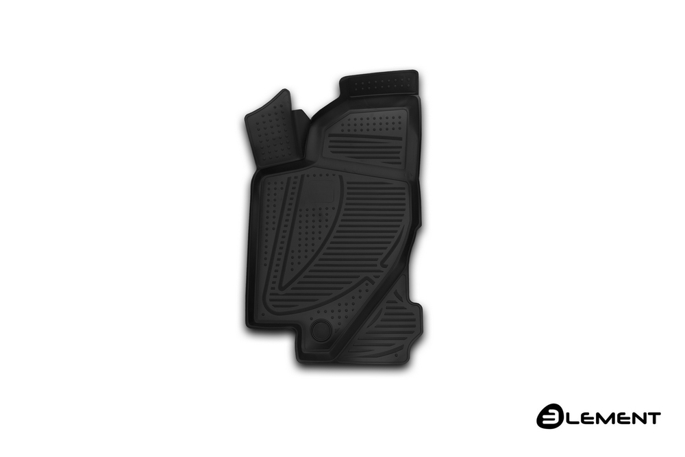 Коврик в салон для LADA Kalina, 2004-, передний левый, 1 шт. (полиуретан) ELEMENT3D5204210KFL