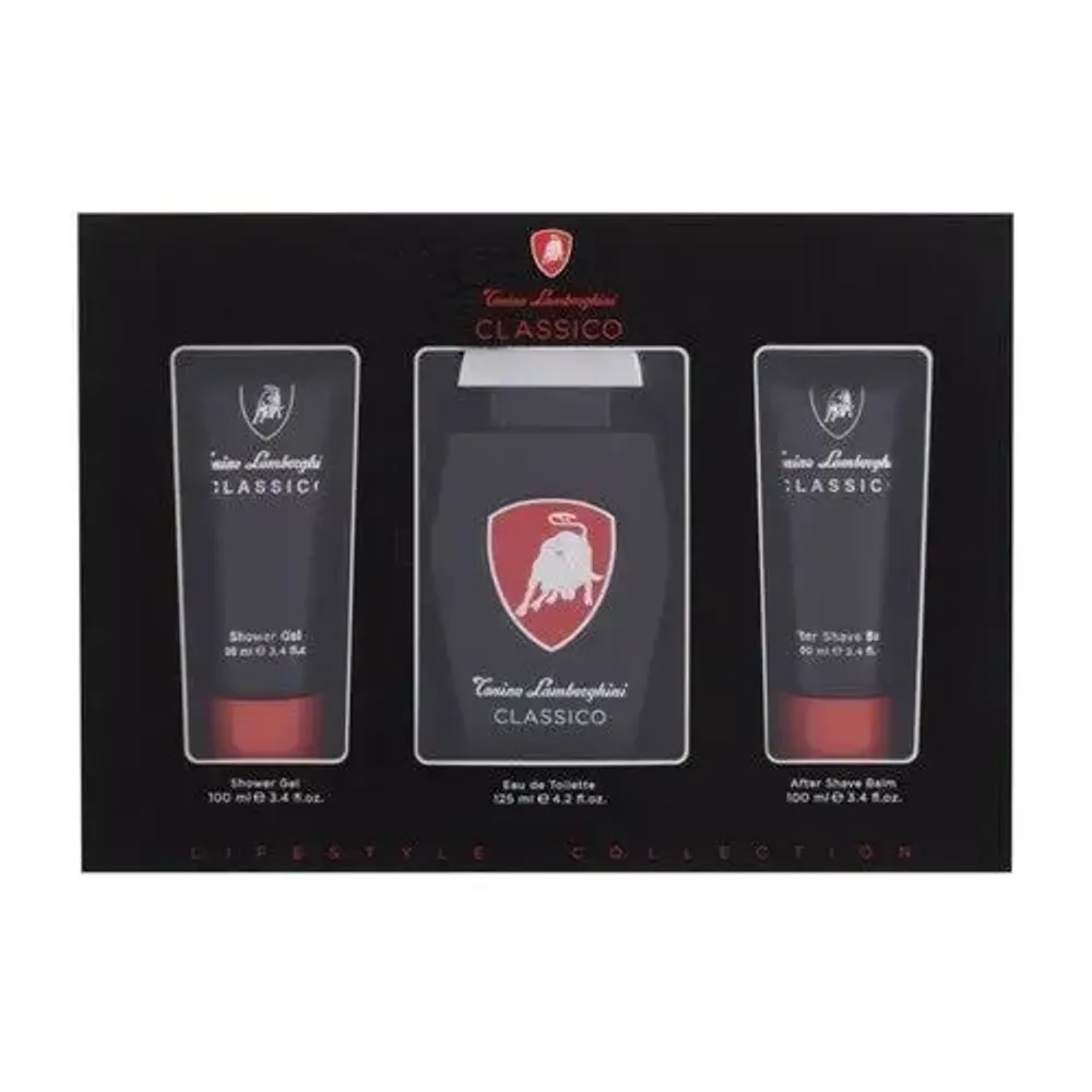 Мужская парфюмерия Lamborghini Classico Gift Set с древесными нотами 50 мл