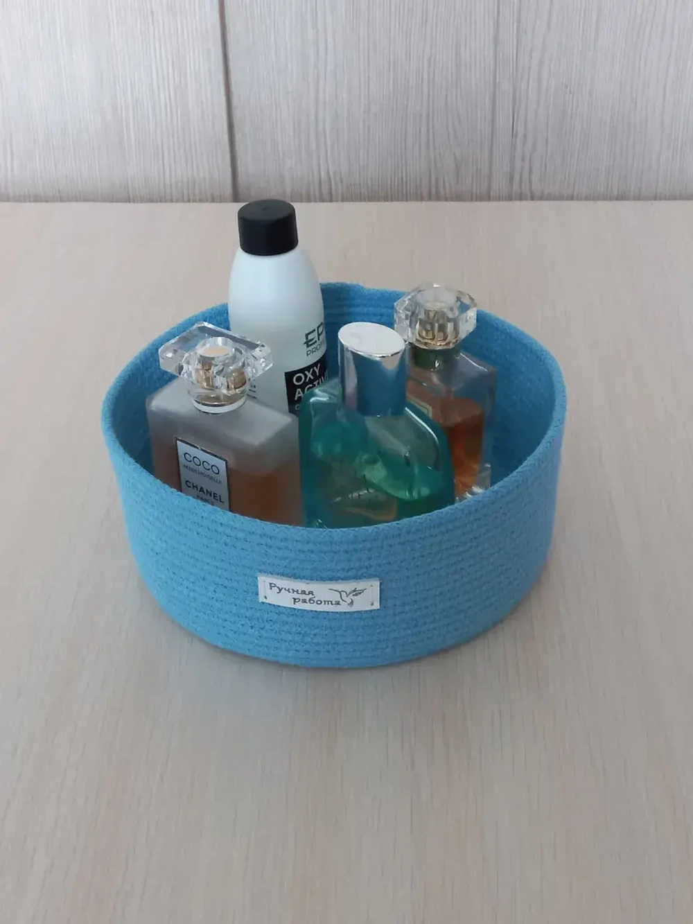 Корзина для хранения плетеная