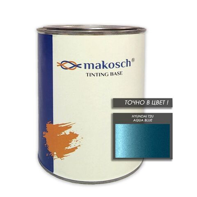 Автоэмаль makosch/HYUNDAI T2U, Базовая эмаль, голубой, перламутр, 800мл.