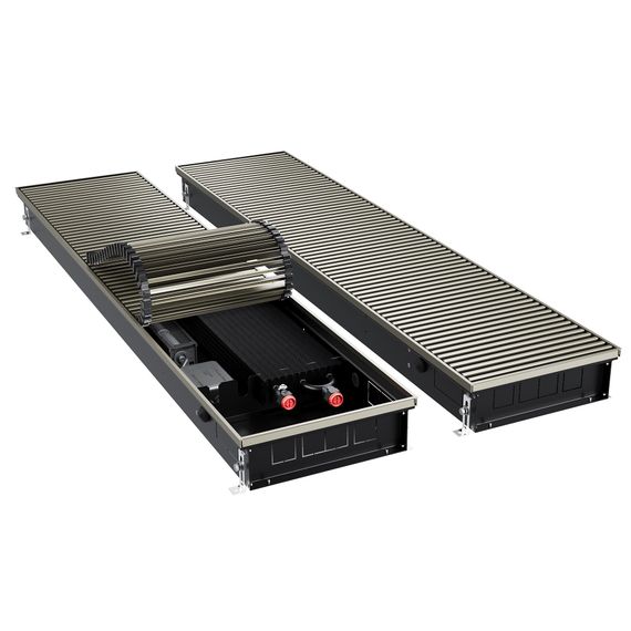 Конвектор внутрипольный Royal Thermo ATRIUM TURBO-90/300/1200-DG-U-LB