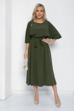Платье Воздушный полёт (зеленая сосна) П12476-15 LT Collection