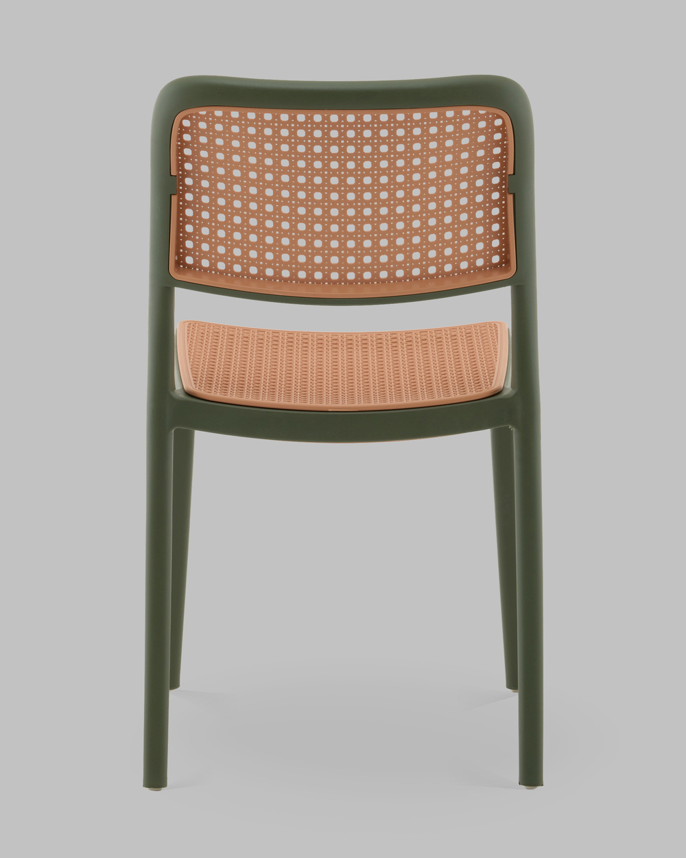 Стул Yona пластиковый зелёный