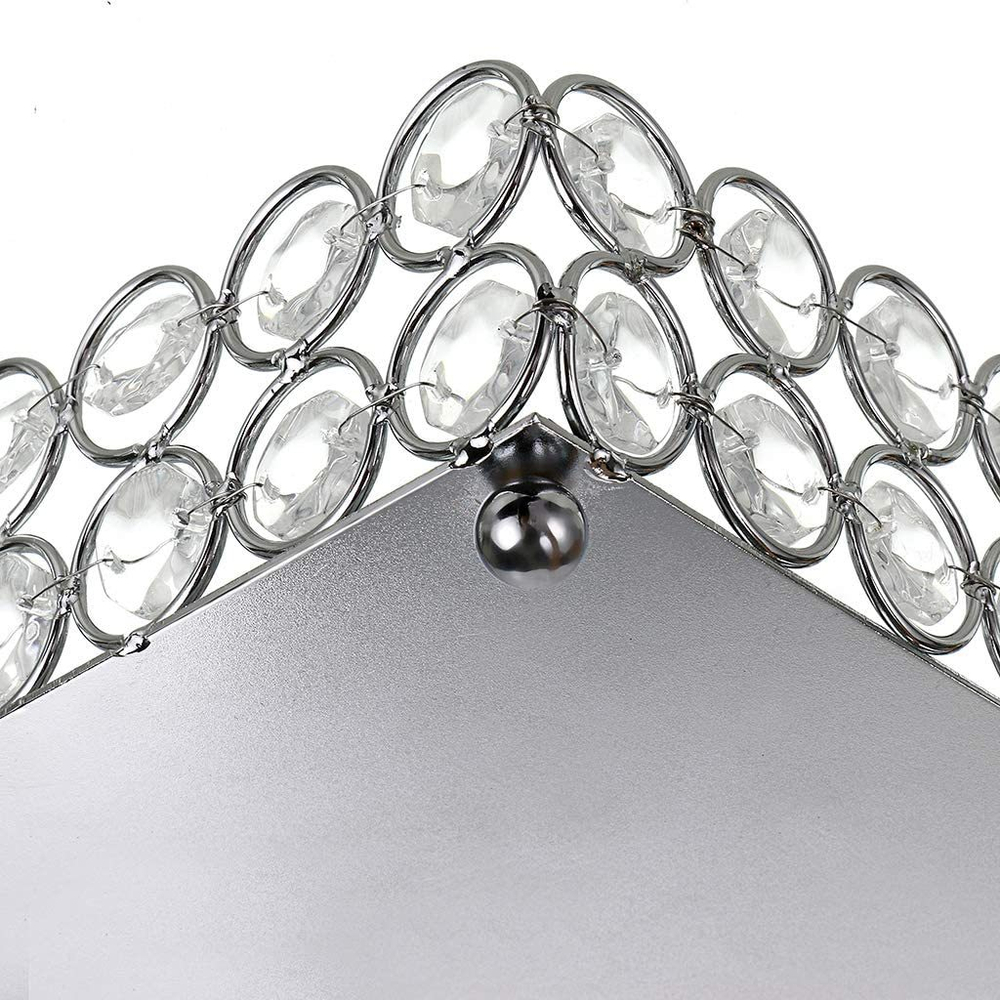 Подставка для предметов 30см Kassatex Crystal Round Silver