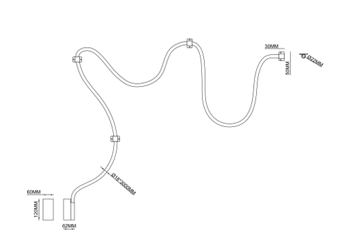 Настенный светодиодный светильник ARTE LAMP KLIMT A2850PL-32BK