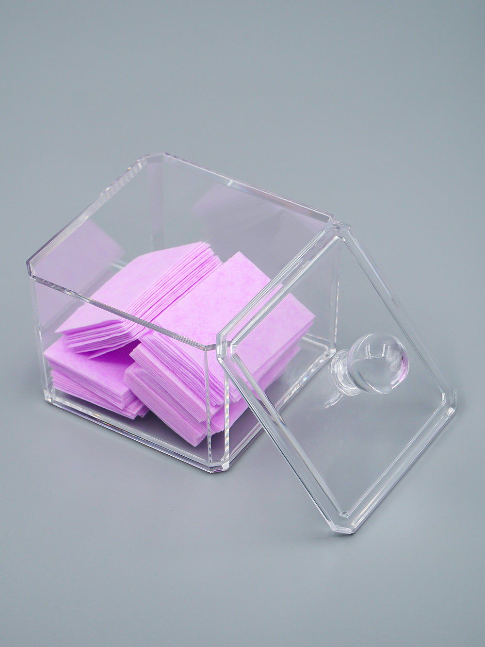 Контейнер для страз ТН-EM01 (квадратный) прозрачный