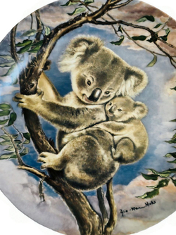 Тарелка декоративная "Доверительное объятие" США