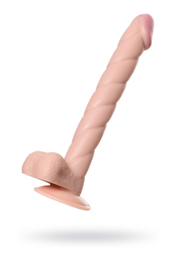 Реалистичный фаллоимитатор TOYFA RealStick Nude, PVC, телесный, 31,5 см