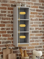 Модуль навесной Виго, 25х30х75, с дубом, персидский жемчуг, Dipriz